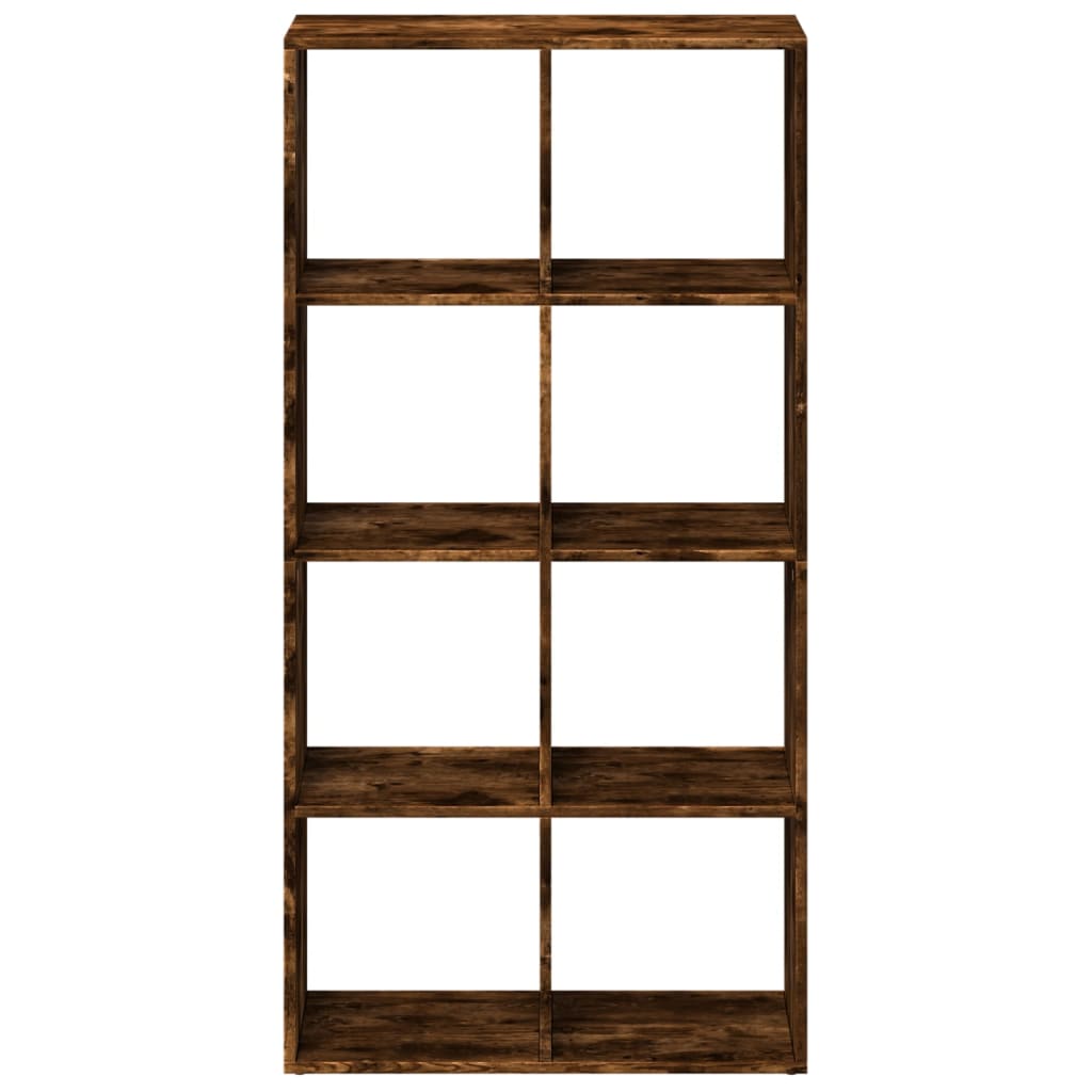 vidaXL Room Divider Bookcase Smoked Oak 69,5x29x137,5 cm Engineered Wood