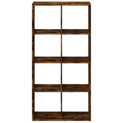vidaXL Room Divider Bookcase Smoked Oak 69,5x29x137,5 cm Engineered Wood