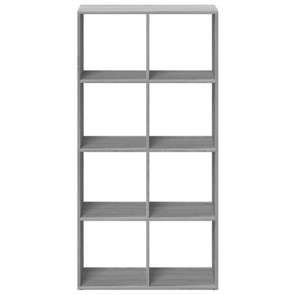 vidaXL Room Divider Bookcase Grey Sonoma 69,5x29x137,5 cm Engineered Wood