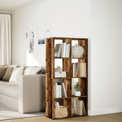 vidaXL Room Divider Bookcase Old Wood 69,5x29x137,5 cm Engineered Wood