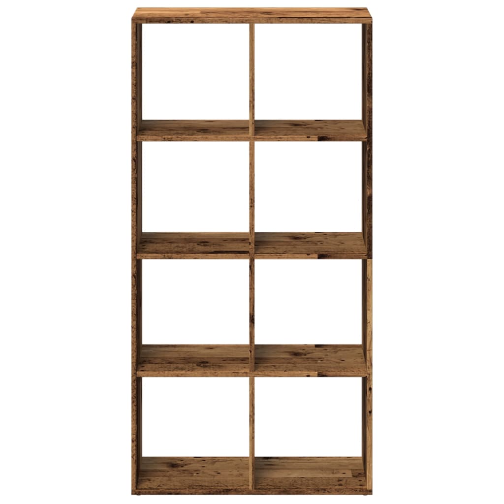 vidaXL Room Divider Bookcase Old Wood 69,5x29x137,5 cm Engineered Wood