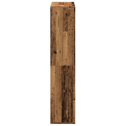 vidaXL Room Divider Bookcase Old Wood 69,5x29x137,5 cm Engineered Wood