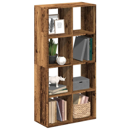 vidaXL Room Divider Bookcase Old Wood 69,5x29x137,5 cm Engineered Wood