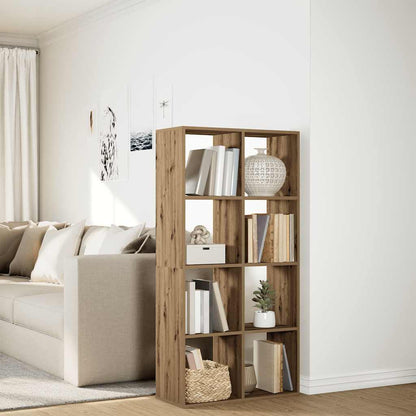 vidaXL Room Divider Bookcase Artisan Oak 69,5x29x137,5 cm Engineered Wood