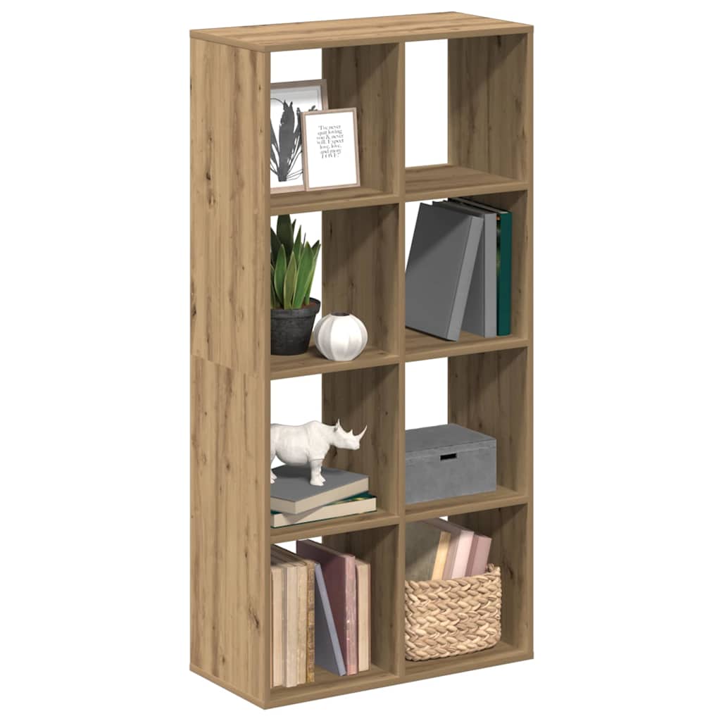 vidaXL Room Divider Bookcase Artisan Oak 69,5x29x137,5 cm Engineered Wood