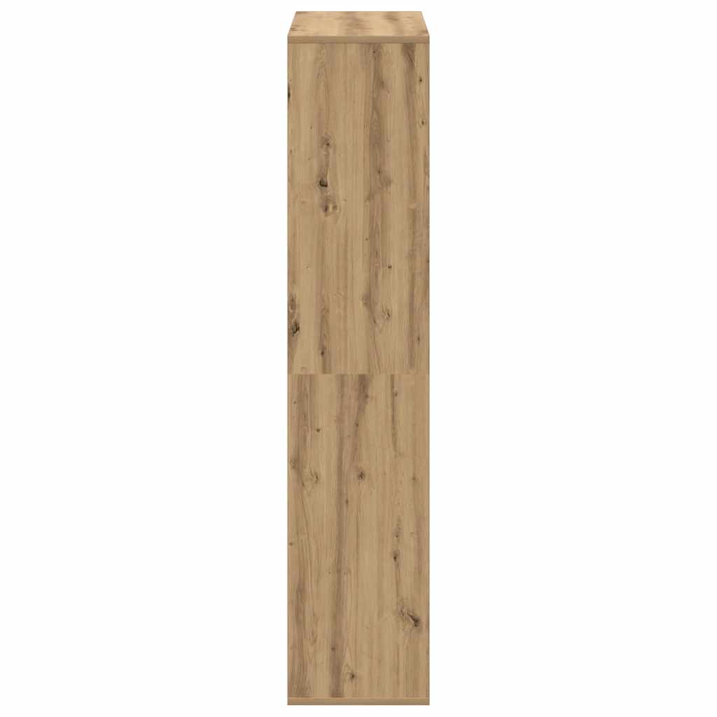vidaXL Room Divider Bookcase Artisan Oak 69,5x29x137,5 cm Engineered Wood