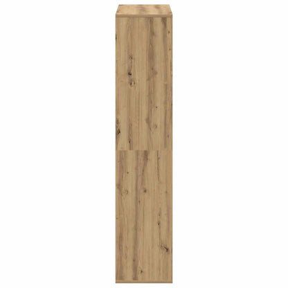 vidaXL Room Divider Bookcase Artisan Oak 69,5x29x137,5 cm Engineered Wood
