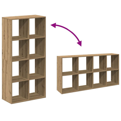 vidaXL Room Divider Bookcase Artisan Oak 69,5x29x137,5 cm Engineered Wood