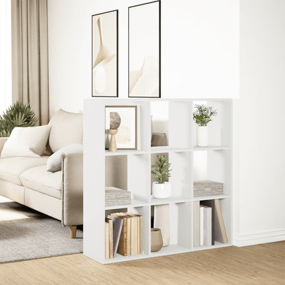 vidaXL Room Divider Bookcase White 102x29x103,5 cm Engineered Wood