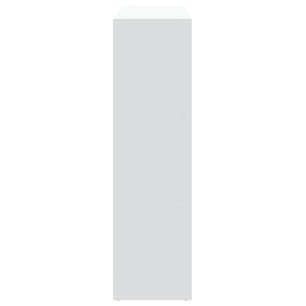 vidaXL Room Divider Bookcase White 102x29x103,5 cm Engineered Wood
