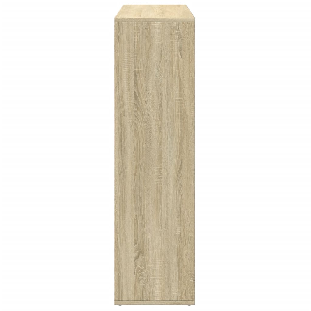vidaXL Room Divider Bookcase Sonoma Oak 102x29x103,5 cm Engineered Wood