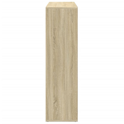 vidaXL Room Divider Bookcase Sonoma Oak 102x29x103,5 cm Engineered Wood