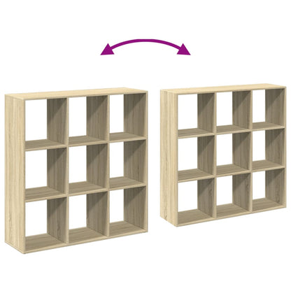 vidaXL Room Divider Bookcase Sonoma Oak 102x29x103,5 cm Engineered Wood