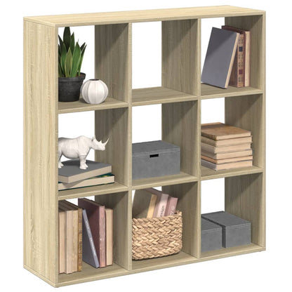 vidaXL Room Divider Bookcase Sonoma Oak 102x29x103.5cm Engineered Wood