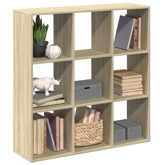 vidaXL Room Divider Bookcase Sonoma Oak 102x29x103,5 cm Engineered Wood