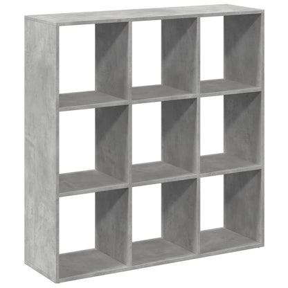 vidaXL Room Divider Bookcase Concrete Grey 102x29x103,5 cm Engineered Wood
