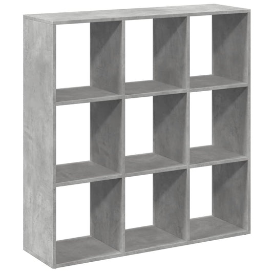 vidaXL Room Divider Bookcase Concrete Grey 102x29x103,5 cm Engineered Wood