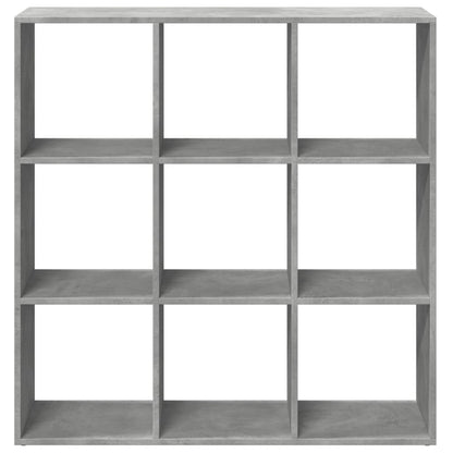vidaXL Room Divider Bookcase Concrete Grey 102x29x103,5 cm Engineered Wood