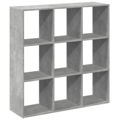 vidaXL Room Divider Bookcase Concrete Grey 102x29x103,5 cm Engineered Wood