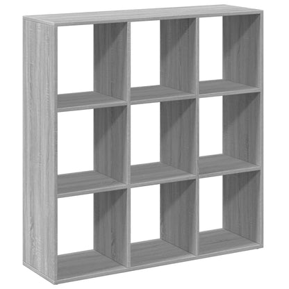 vidaXL Room Divider Bookcase Grey Sonoma 102x29x103,5 cm Engineered Wood