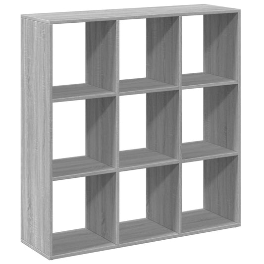 vidaXL Room Divider Bookcase Grey Sonoma 102x29x103,5 cm Engineered Wood