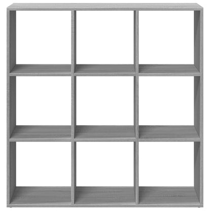 vidaXL Room Divider Bookcase Grey Sonoma 102x29x103,5 cm Engineered Wood