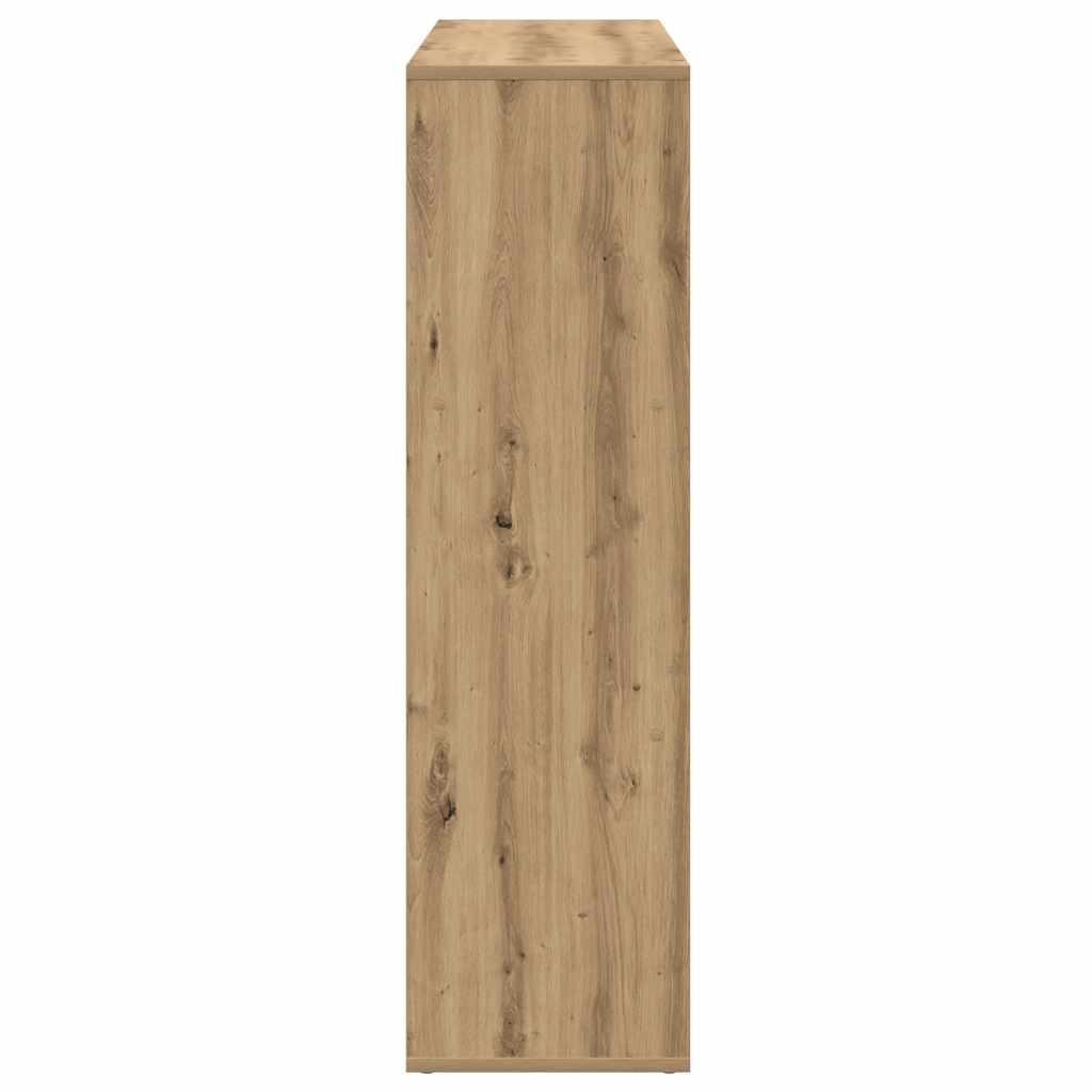 vidaXL Room Divider Bookcase Artisan Oak 102x29x103.5 cm Engineered Wood