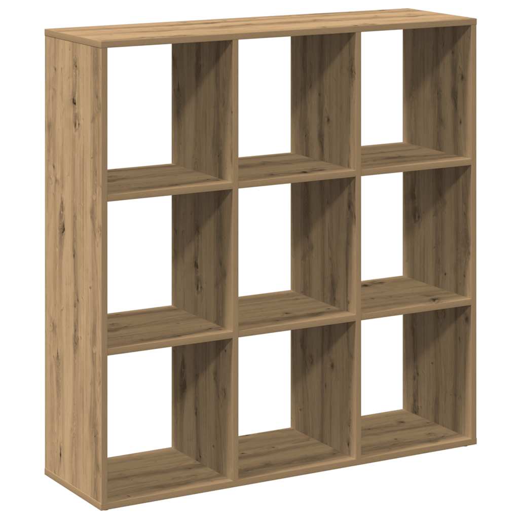 vidaXL Room Divider Bookcase Artisan Oak 102x29x103.5 cm Engineered Wood