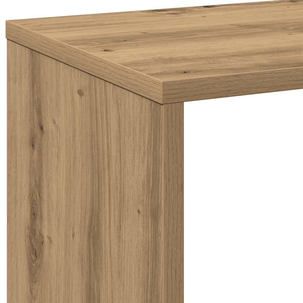 vidaXL Room Divider Bookcase Artisan Oak 102x29x103.5 cm Engineered Wood
