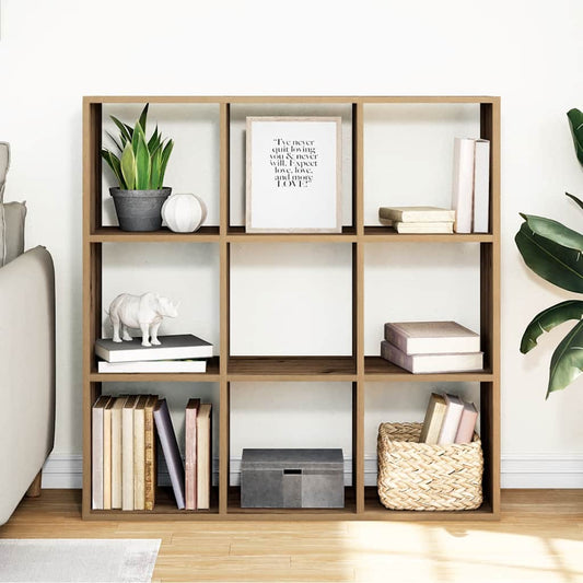 vidaXL Room Divider Bookcase Artisan Oak 102x29x103,5 cm Engineered Wood