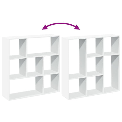 vidaXL Room Divider Bookcase White 102x29x103,5 cm Engineered Wood