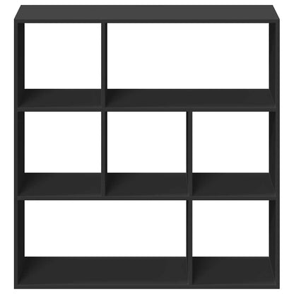 vidaXL Room Divider Bookcase Black 102x29x103,5 cm Engineered Wood