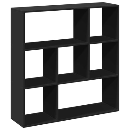 vidaXL Room Divider Bookcase Black 102x29x103,5 cm Engineered Wood