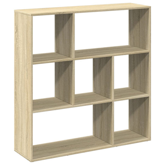 vidaXL Room Divider Bookcase Sonoma Oak 102x29x103,5 cm Engineered Wood