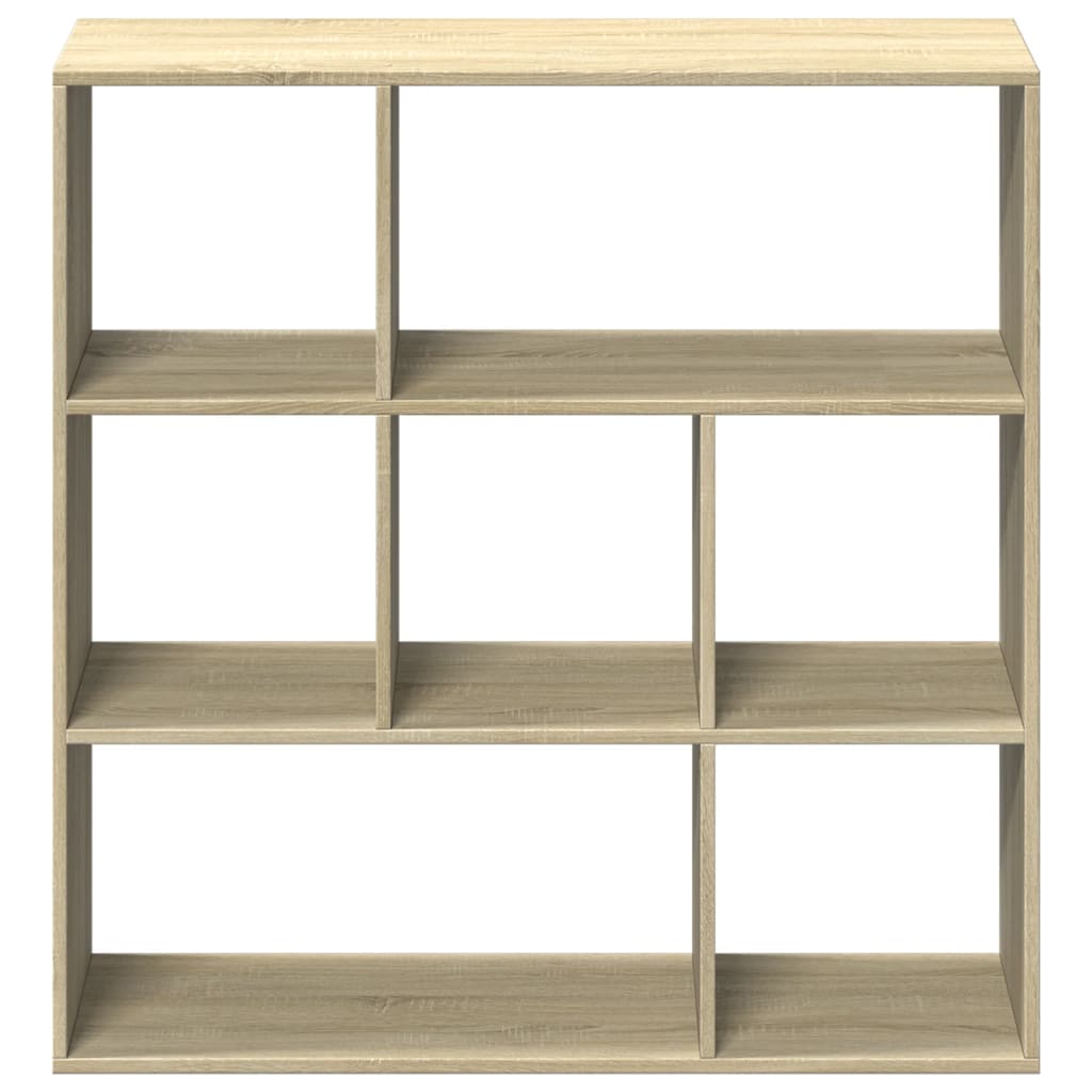 vidaXL Room Divider Bookcase Sonoma Oak 102x29x103,5 cm Engineered Wood
