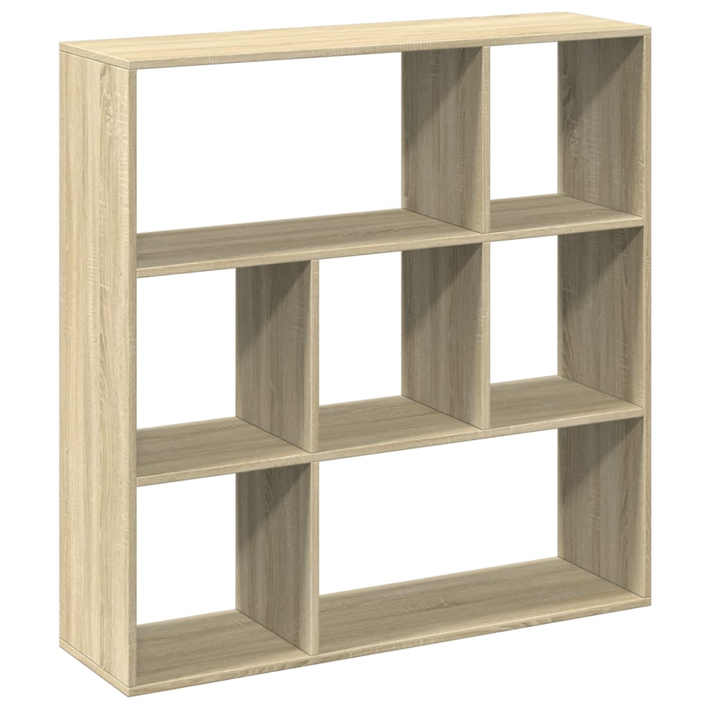 vidaXL Room Divider Bookcase Sonoma Oak 102x29x103,5 cm Engineered Wood