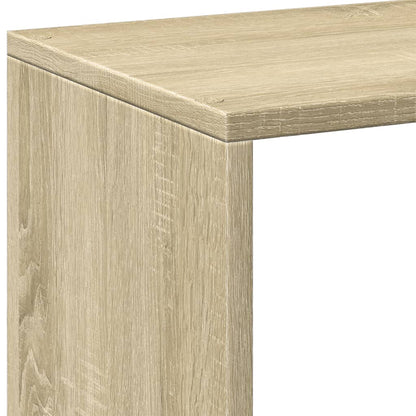 vidaXL Room Divider Bookcase Sonoma Oak 102x29x103.5 cm Engineered Wood