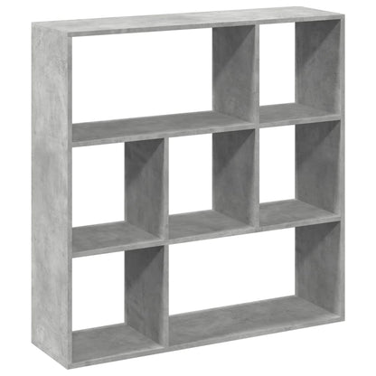 vidaXL Room Divider Bookcase Concrete Grey 102x29x103,5 cm Engineered Wood
