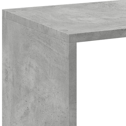 vidaXL Room Divider Bookcase Concrete Grey 102x29x103,5 cm Engineered Wood
