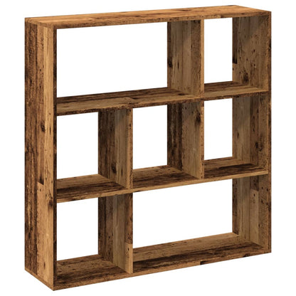 vidaXL Room Divider Bookcase Old Wood 102x29x103,5 cm Engineered Wood
