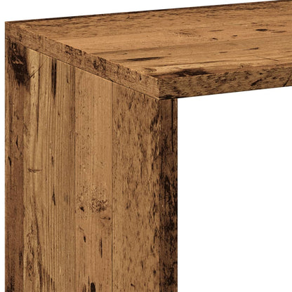 vidaXL Room Divider Bookcase Old Wood 102x29x103,5 cm Engineered Wood