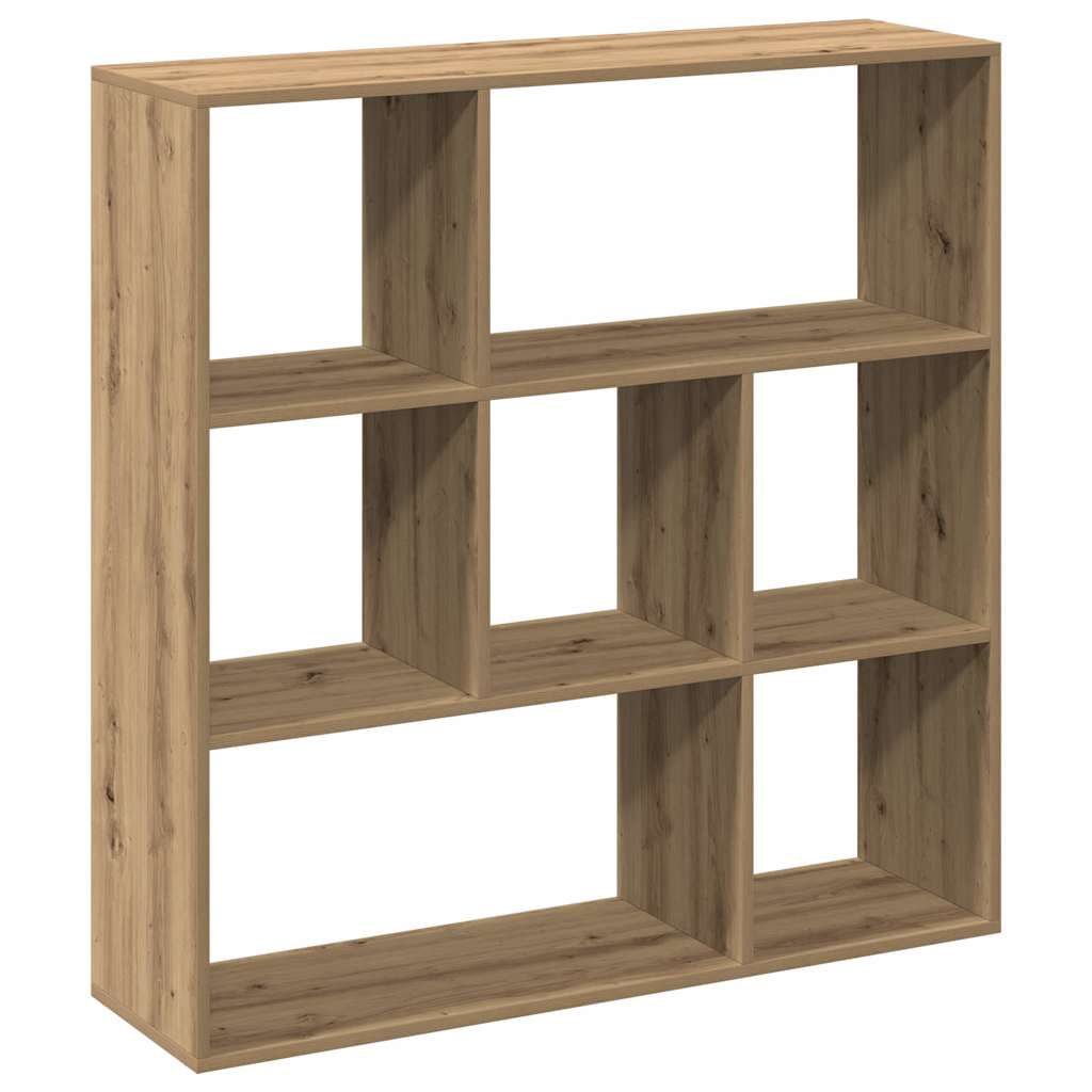 vidaXL Room Divider Bookcase Artisan Oak 102x29x103,5 cm Engineered Wood