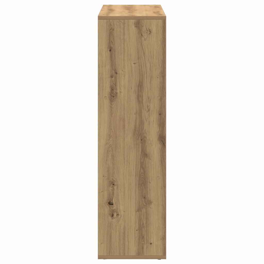vidaXL Room Divider Bookcase Artisan Oak 102x29x103.5 cm Engineered Wood