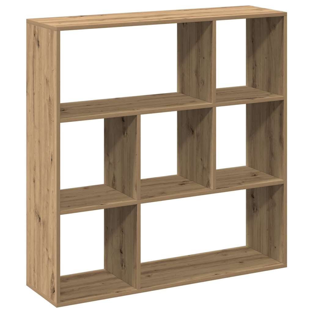 vidaXL Room Divider Bookcase Artisan Oak 102x29x103.5 cm Engineered Wood