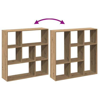vidaXL Room Divider Bookcase Artisan Oak 102x29x103.5 cm Engineered Wood
