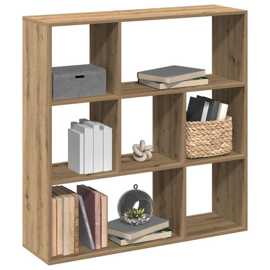 vidaXL Room Divider Bookcase Artisan Oak 102x29x103,5 cm Engineered Wood