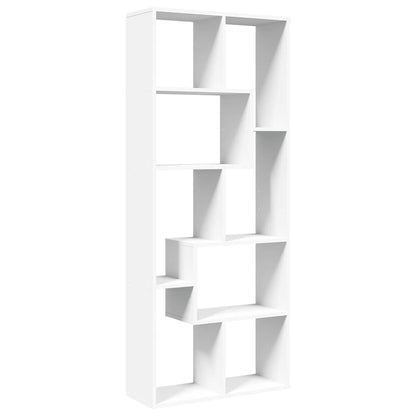 vidaXL Room Divider Bookcase White 67x25x161,5 cm Engineered Wood