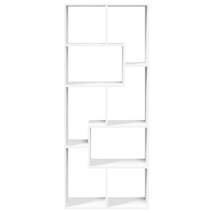 vidaXL Room Divider Bookcase White 67x25x161,5 cm Engineered Wood