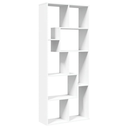 vidaXL Room Divider Bookcase White 67x25x161.5 cm Engineered Wood