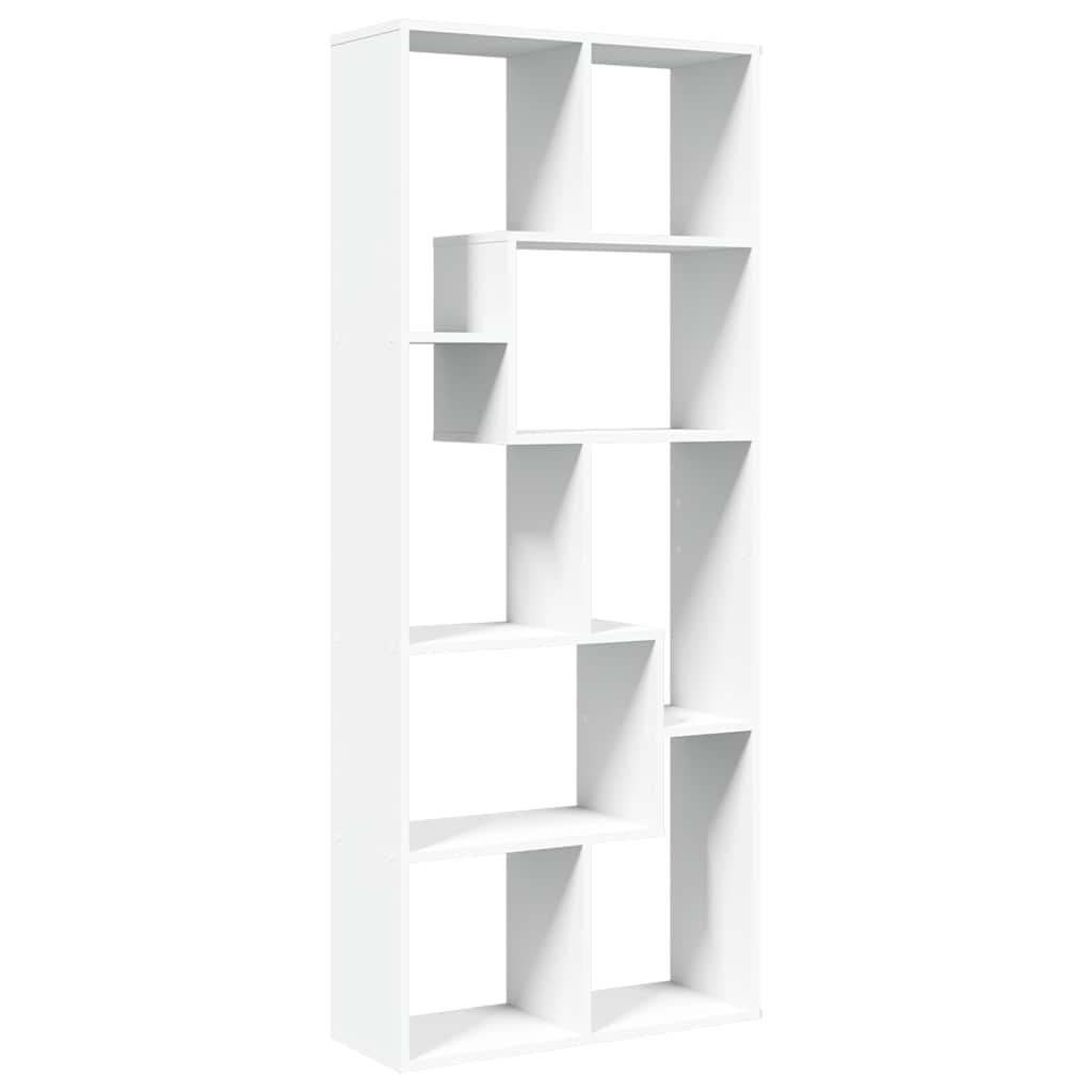 vidaXL Room Divider Bookcase White 67x25x161,5 cm Engineered Wood